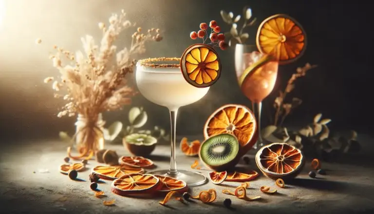 Frutas deshidratadas para cocteles